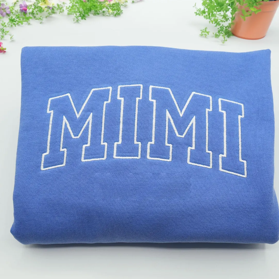 Embroidered Personalized Mama Nana Gigi Mimi and Grandkids