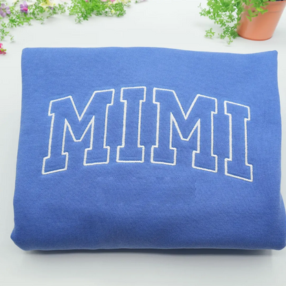 Embroidered Personalized Mama Nana Gigi Mimi and Grandkids