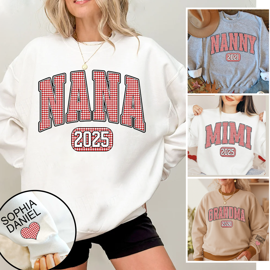 Mimi Est And Grandkids Red Design