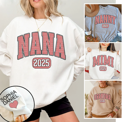 Mimi Est And Grandkids Red Design