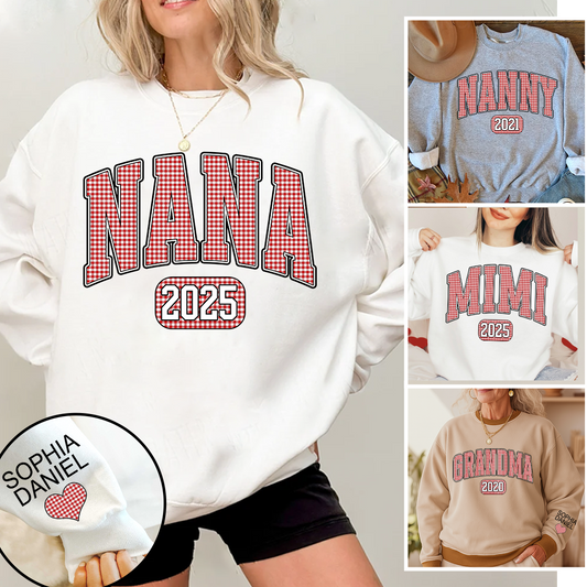 Mimi Est And Grandkids Red Design