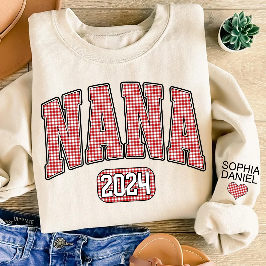 Mimi Est And Grandkids Red Design