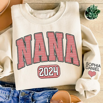 Mimi Est And Grandkids Red Design