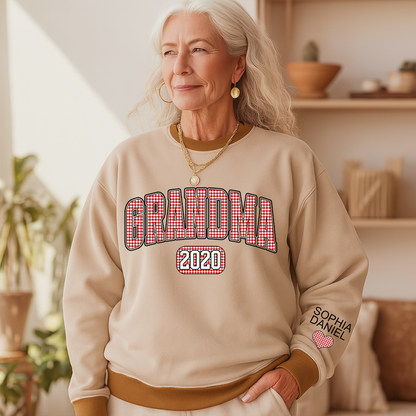 Mimi Est And Grandkids Red Design