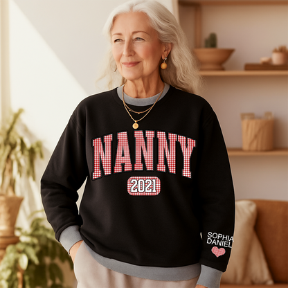 Mimi Est And Grandkids Red Design