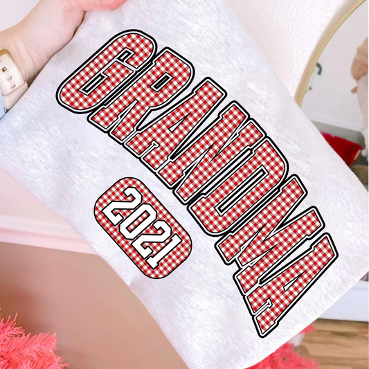 Mimi Est And Grandkids Red Design