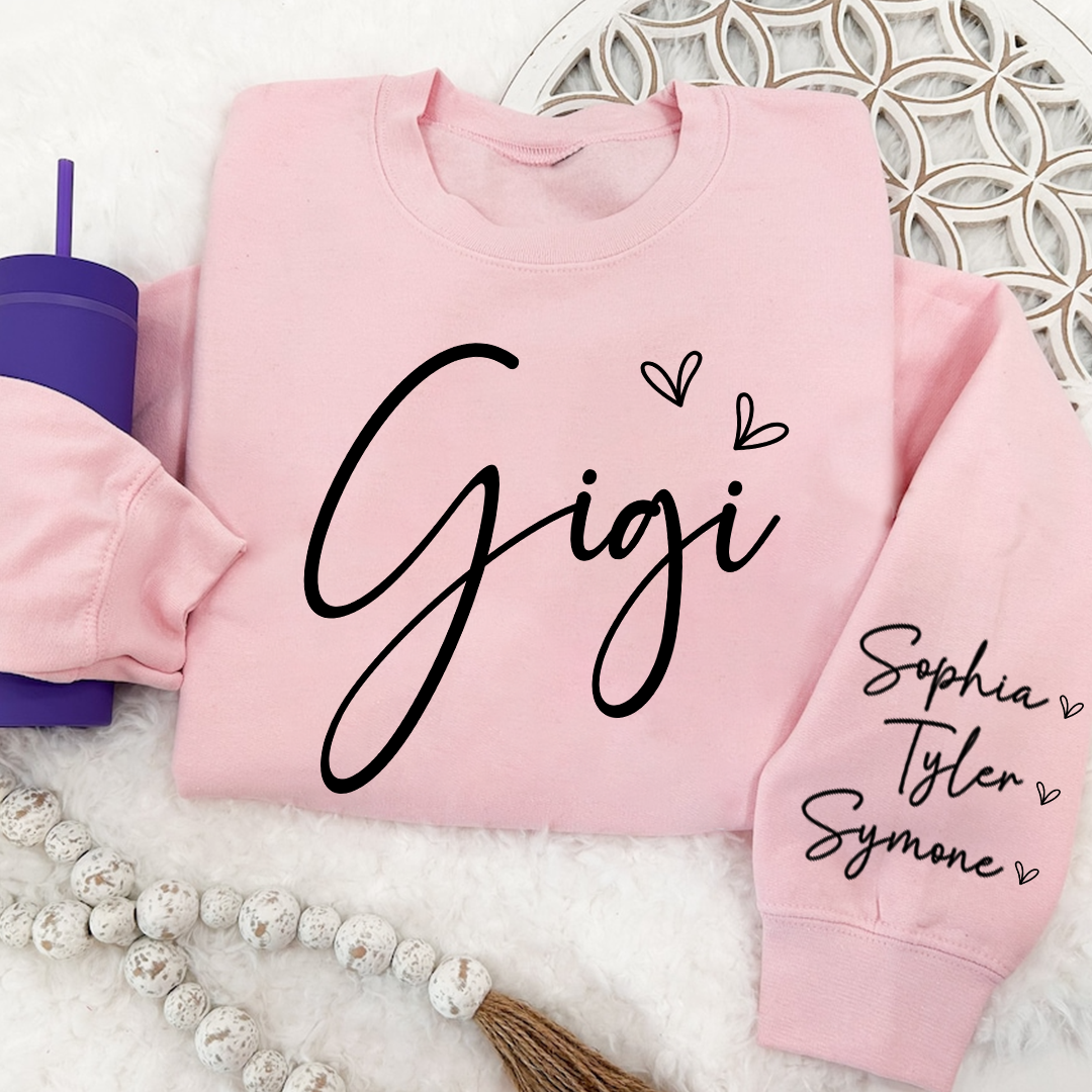 Personalized Mimi And Kids Heart