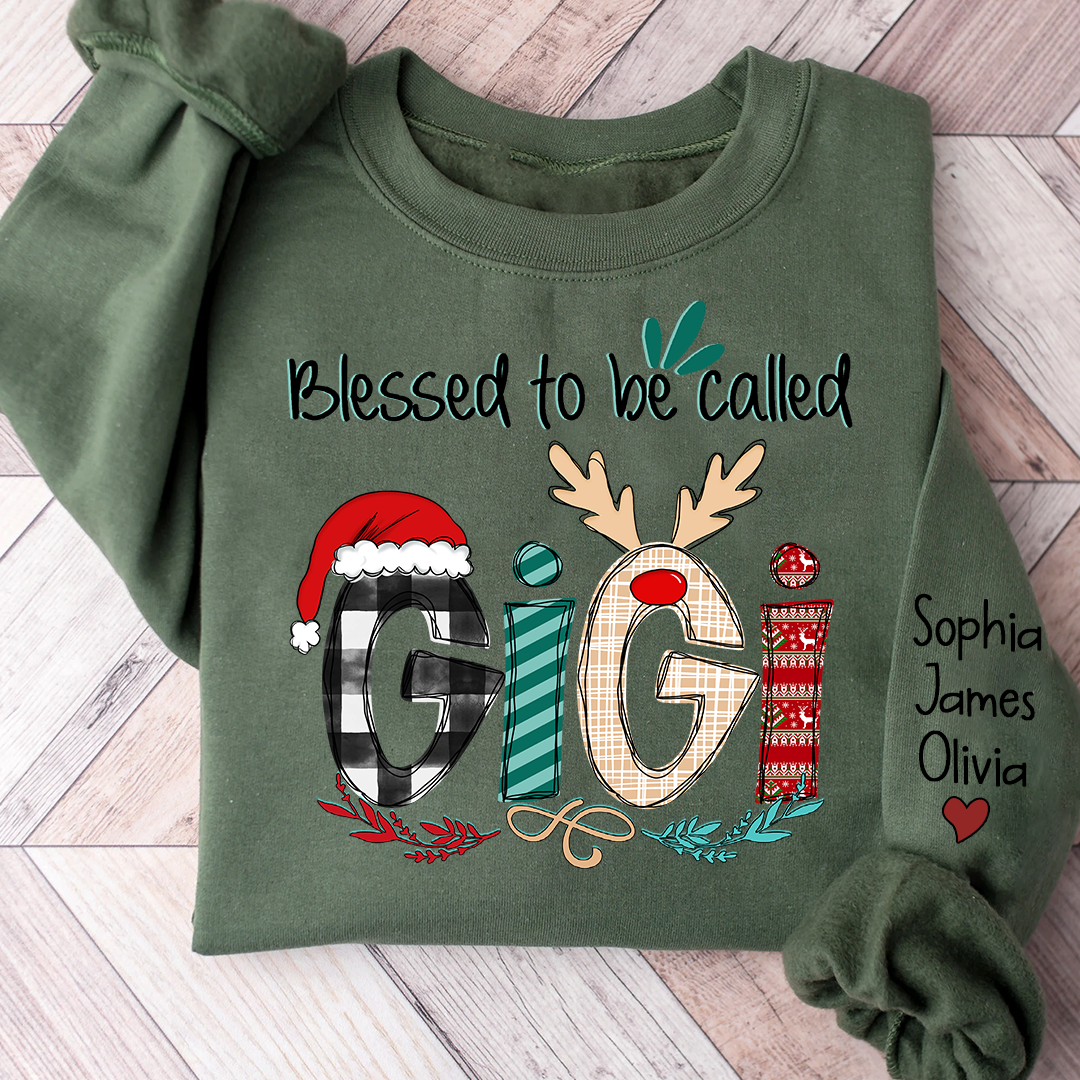 Blessed to be called Gigi And Grandkids Sweatshirt