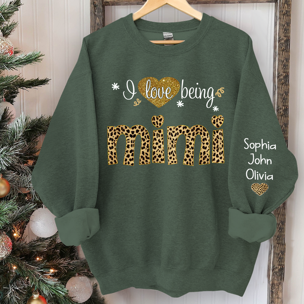 I love being Mimi And Grandkids Sweatshirt
