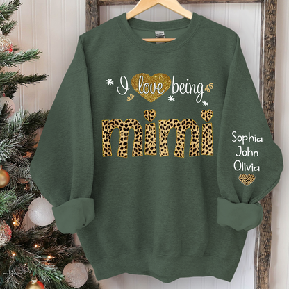 I love being Mimi And Grandkids Sweatshirt