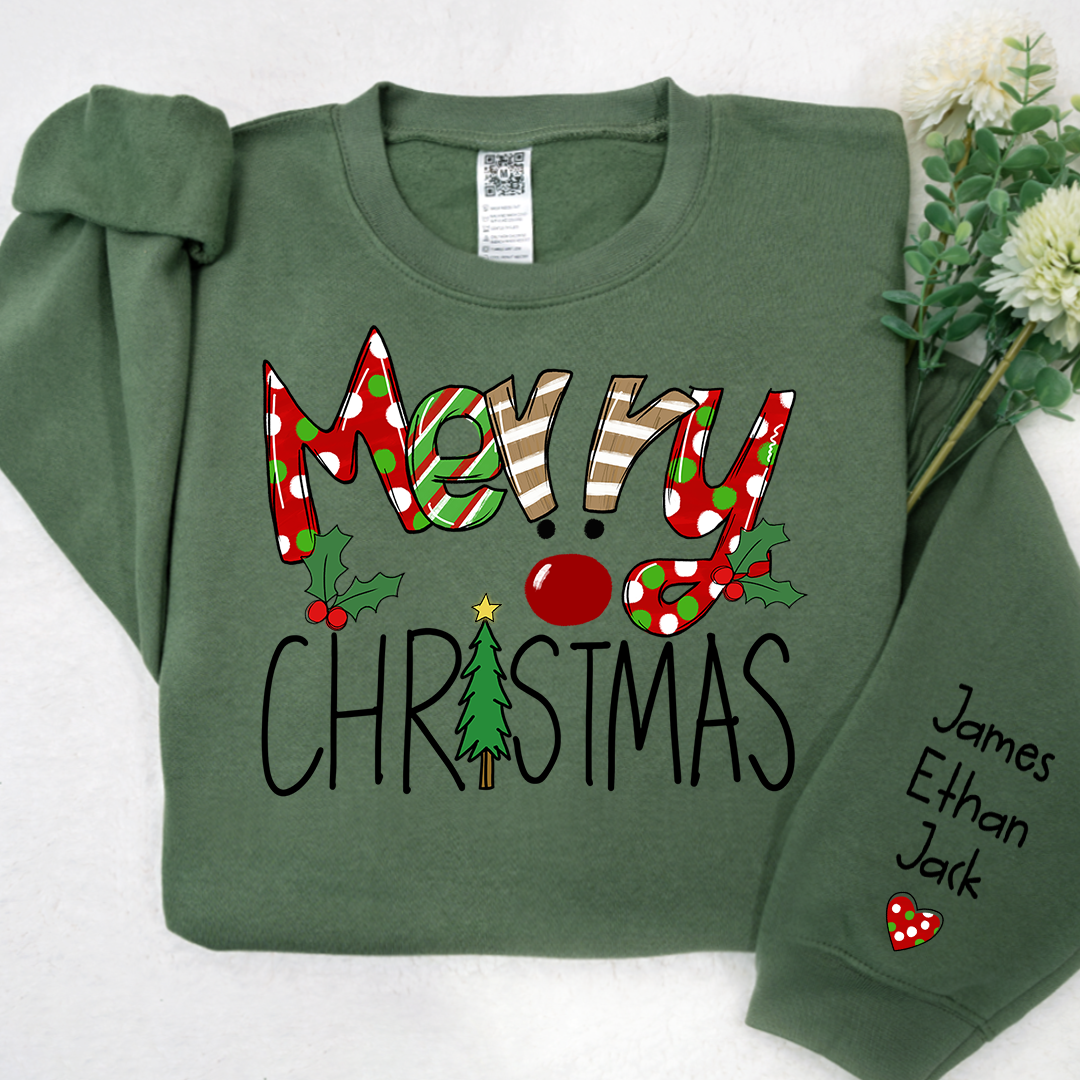 Merry Christmas Sweatshirts for Women Christmas And kids Sweatshirts