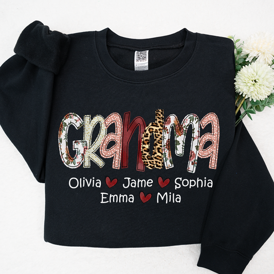 Personalized Grammy And Kids, Gift For Mothers Day CTH01