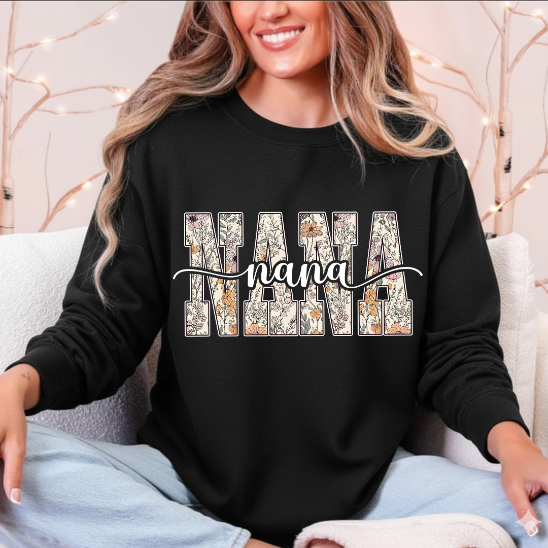 Wildflower Gigi and Grandkids Personalized Best Gift