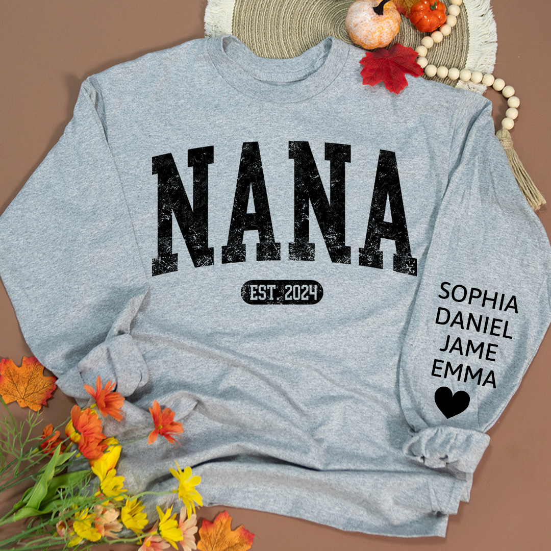 Personalize Mimi, Grandma, Mom, Nana, Mama Gift Custom Name Kids CTH01 Sweatshirt