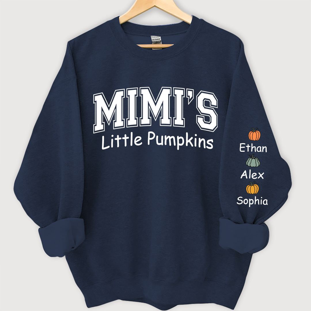 Mimi's little pumpkins And Grandkids Sweatshirt