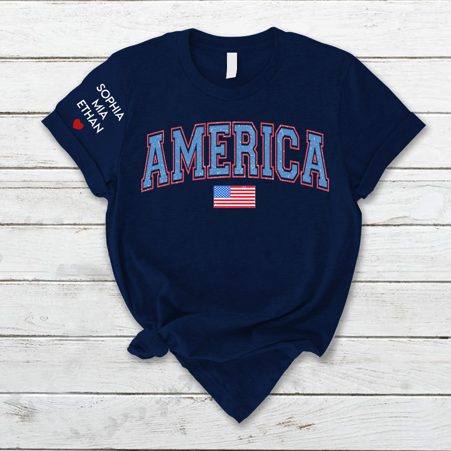 Personalized 4th of July American CL01 T-Shirt