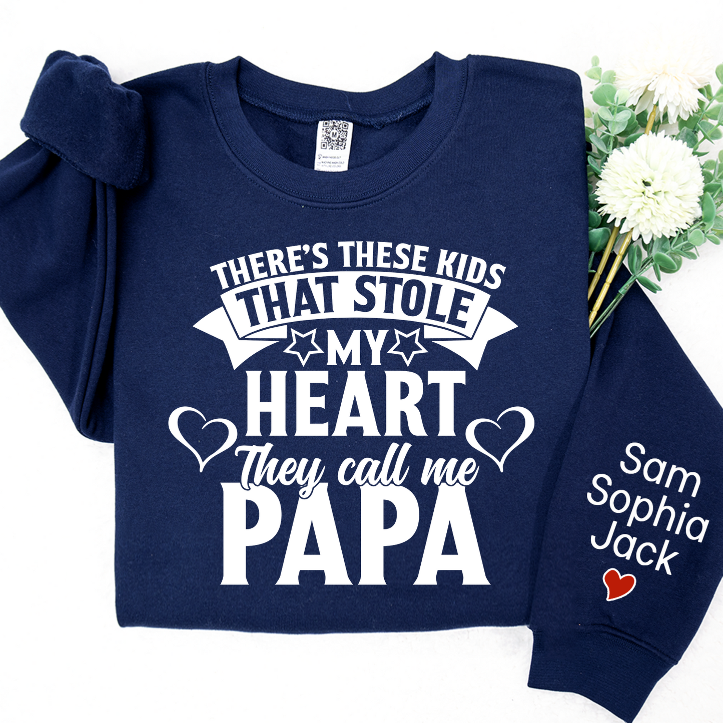 There's These Kids That Stole My Heart They Call Me Papa 2023 Sweatshirt