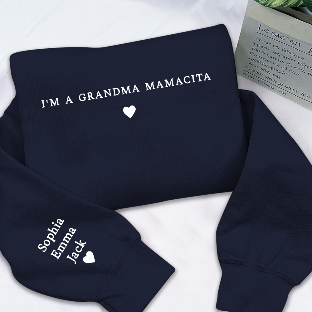 I'm a Grandma Mamacita , Nana Gift, Gift For Grandma And Grandkids Merry Christmas Sweatshirt