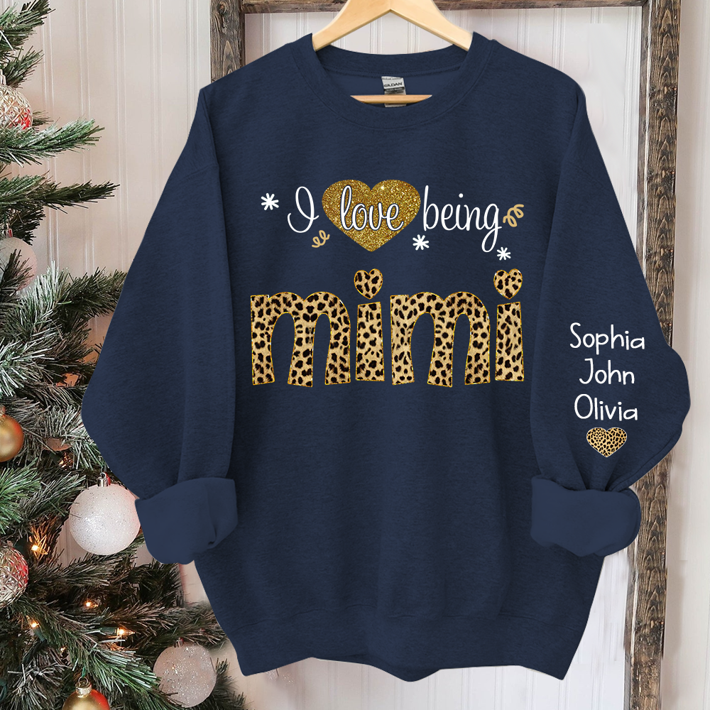 I love being Mimi And Grandkids Sweatshirt