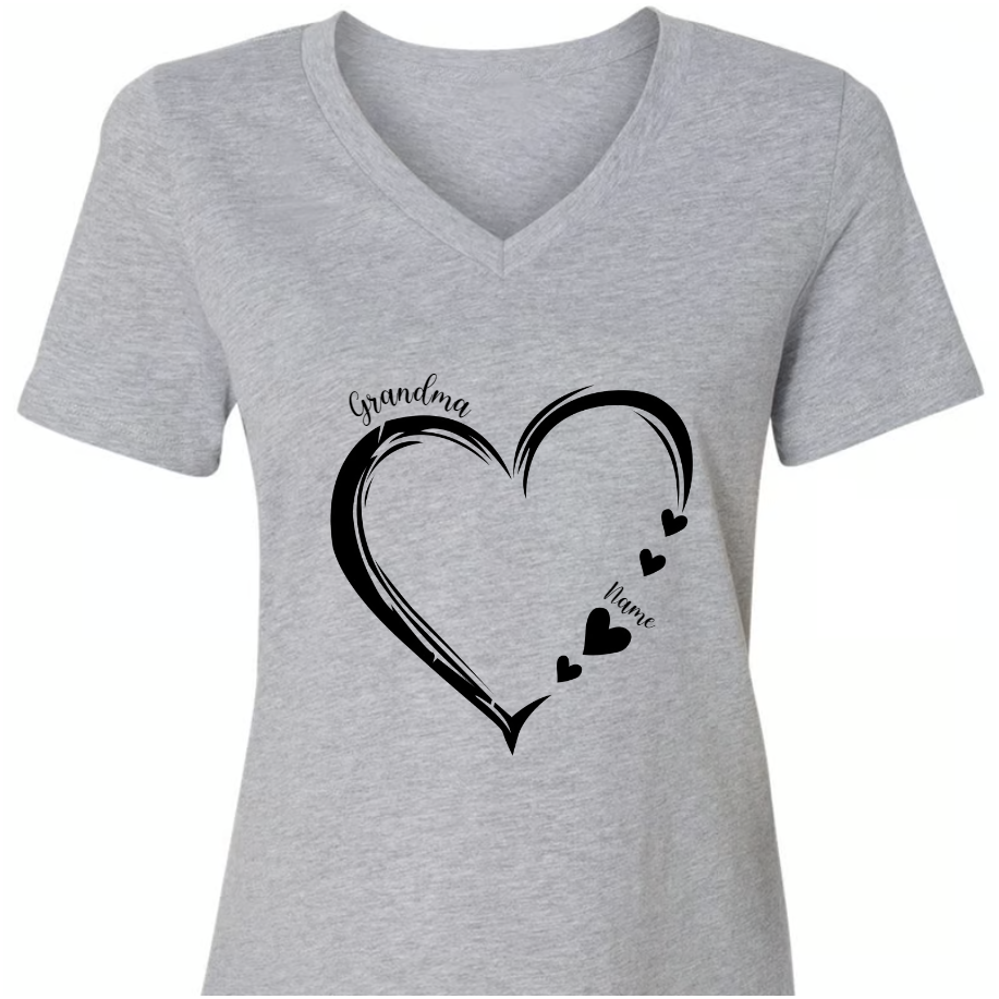 Mimi And Grandkids Sunflower T-Shirt