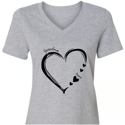 Mimi And Grandkids Sunflower T-Shirt