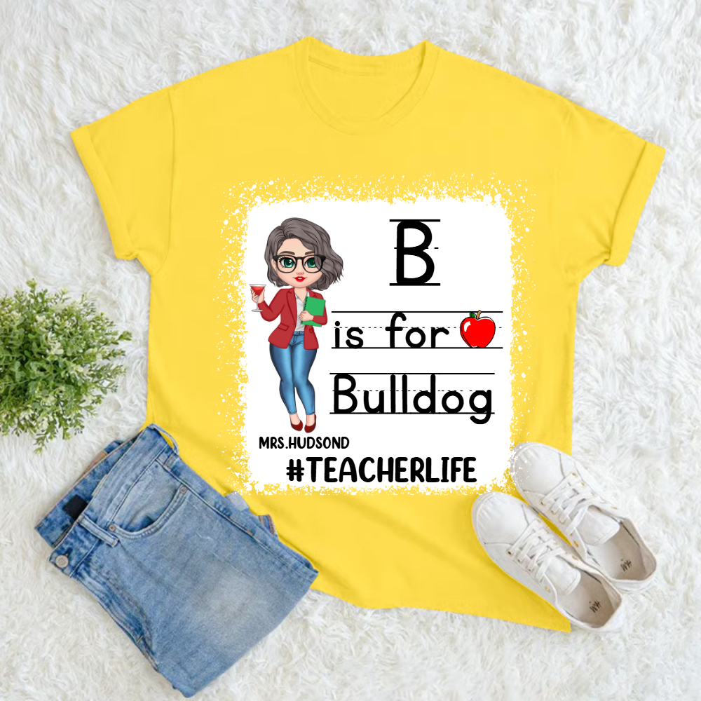 Comfort Colors® Custom School Mascot Custom Teacher Shirt, Custom Gifts For Teacher T-Shirt