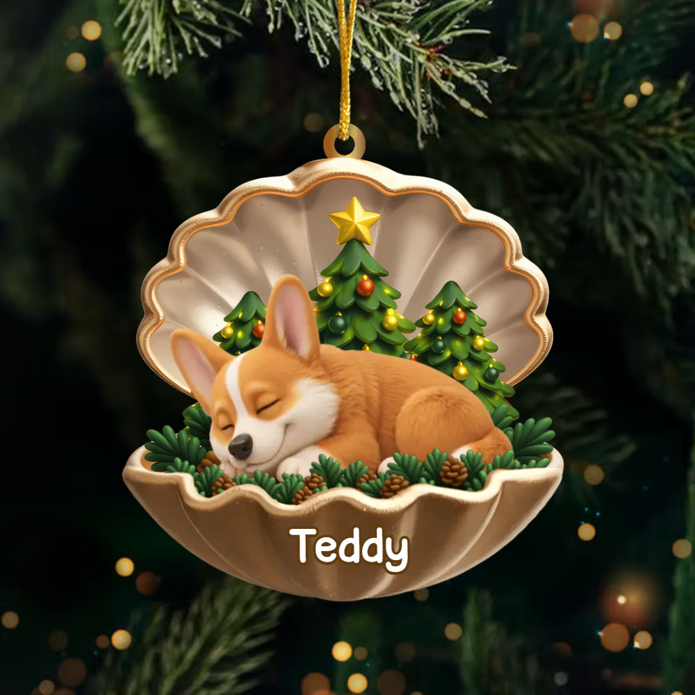 Personalized Pet Christmas Ornament – Custom Dog Keepsake, Paws in Heaven Design, Memorial Gift for Loss Ornament Ornament Test