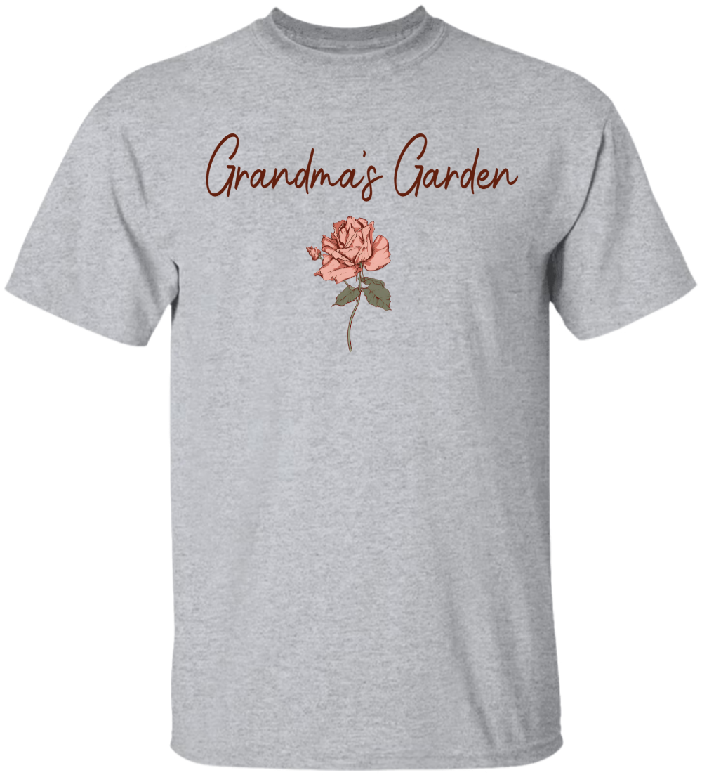 Personalized Grandma Garden Oversized Sweatshirt with Grandkids Names, Custom Floral Birth Flower Design, Cozy Pullover for Grandma, Family Name Keepsake Apparel