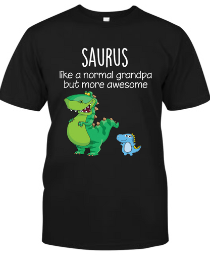 Grandpasaurus Personalized Grandpa And Grandkids, Father's Day Gift