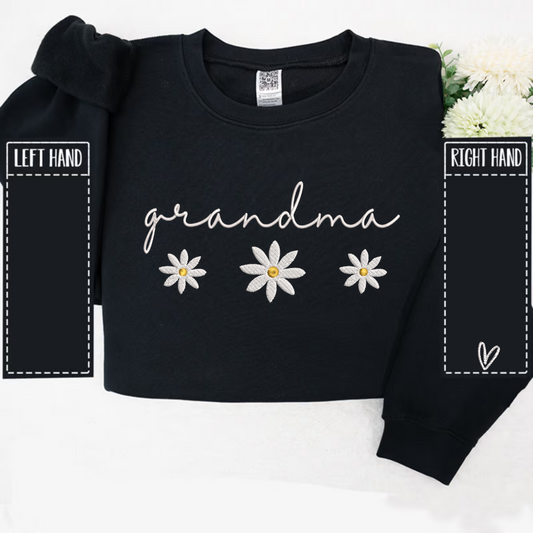 Custom Nana Daisy And Grandkids Sweatshirt