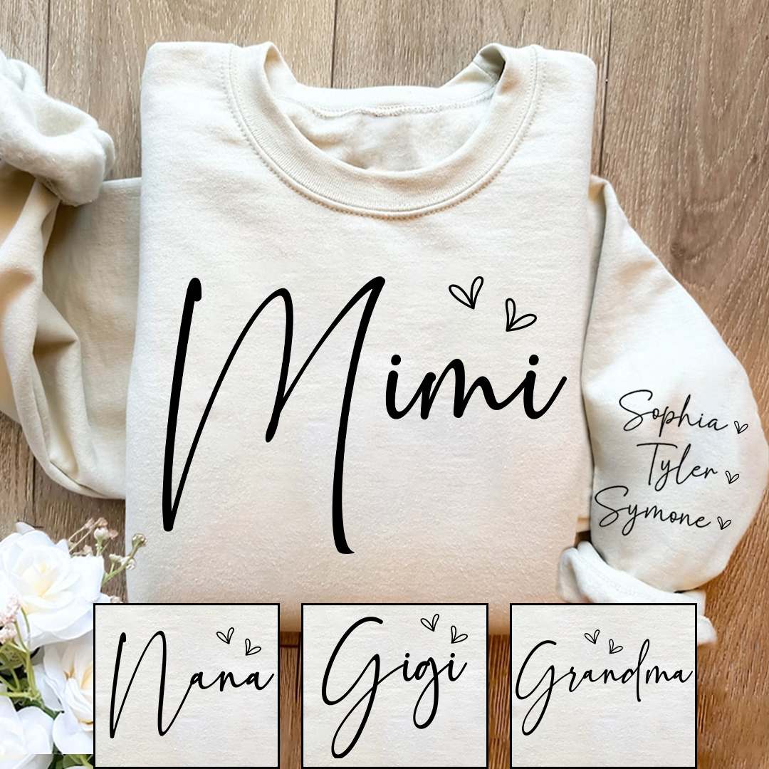 Personalized Mimi And Kids Heart