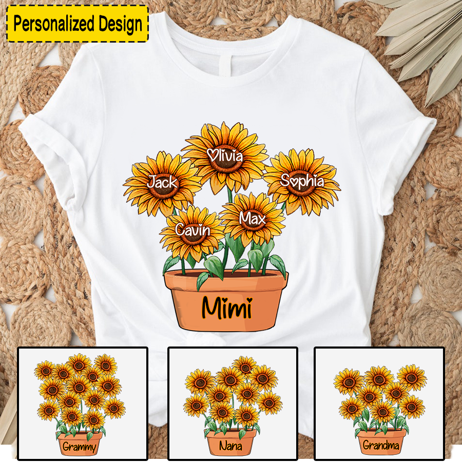Personalized Mimi Sunflower Mother's Day Trend
