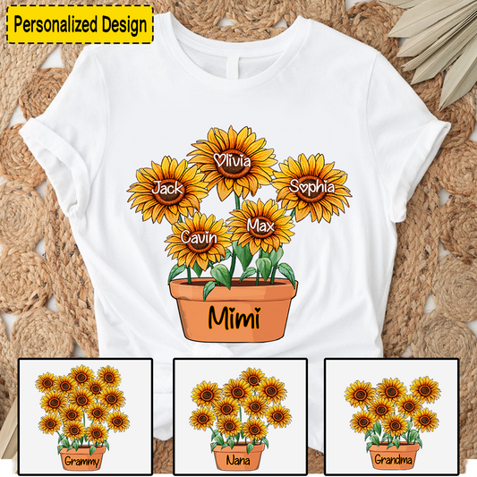 Personalized Mimi Sunflower Mother's Day Trend