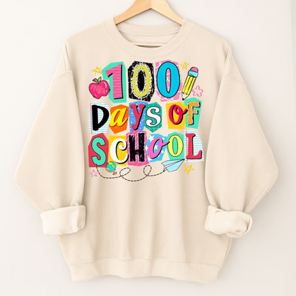 Preppy 100 Days of School, Retro happy 100 days