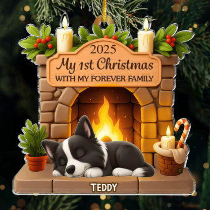 Custom Border Collie Acrylic Ornament, Custom Pet Design, Unique Christmas Gift for Dog Moms, Dads & Animal Lovers Ornament