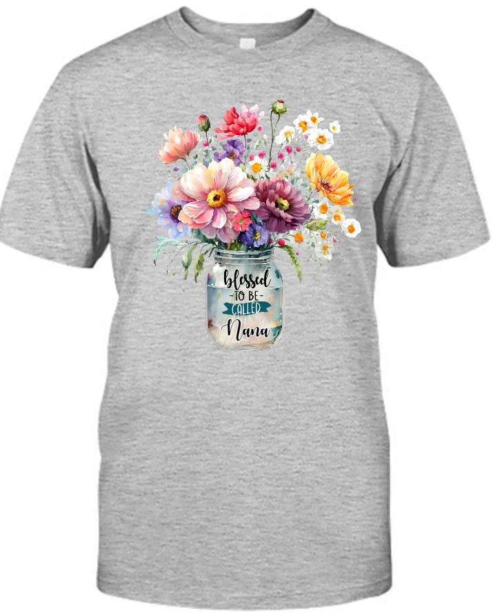 Mother's Day Gift, Vase of Flowers Gift for Grandma Nana Mimi CTH01