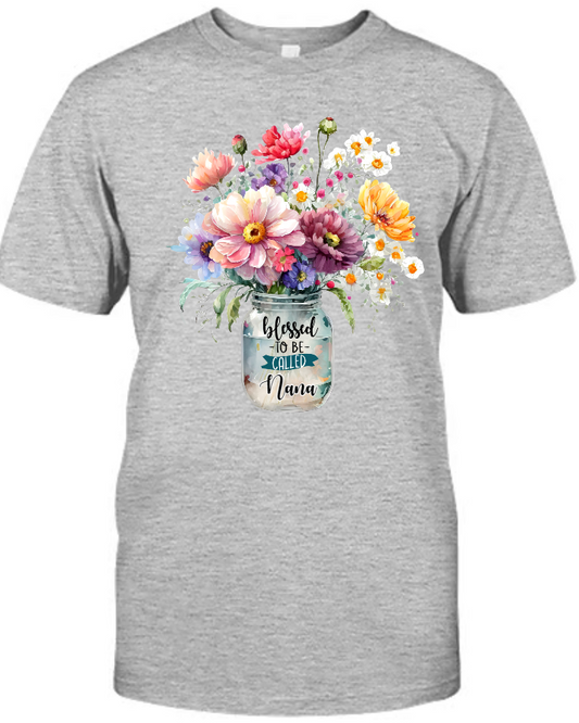 Mother's Day Gift, Vase of Flowers Gift for Grandma Nana Mimi CTH01