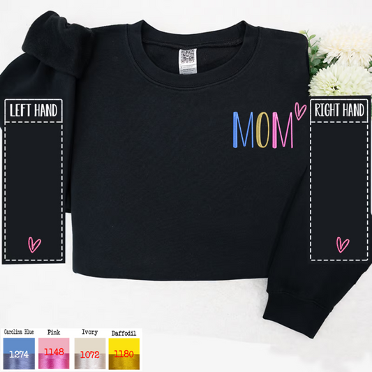 Embroidered Mom Trend 2024 Sweatshirt