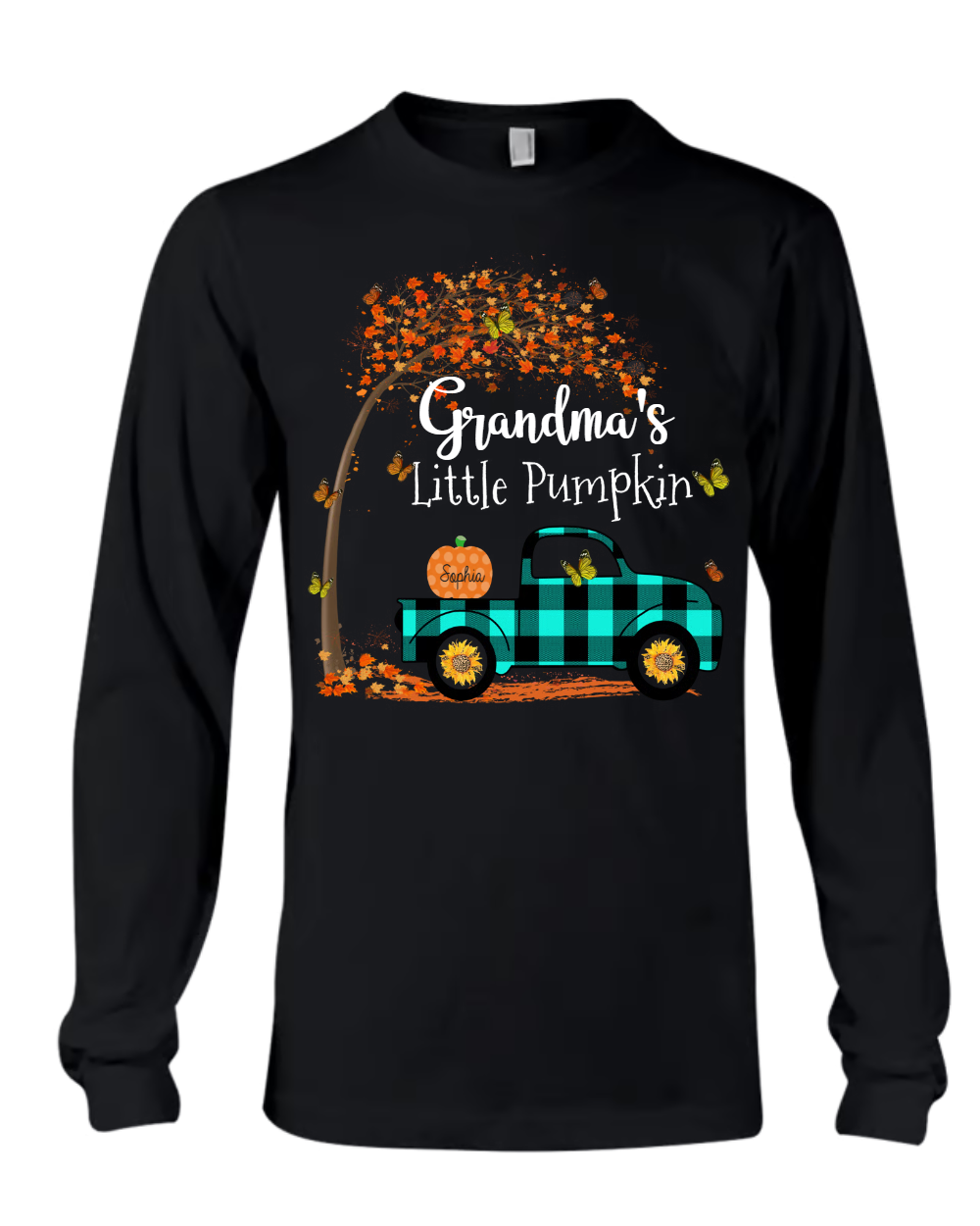Grandma's Little Pumpkins and Grandkids Names Personalized