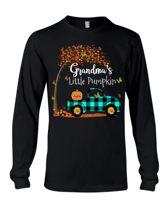 Grandma's Little Pumpkins and Grandkids Names Personalized