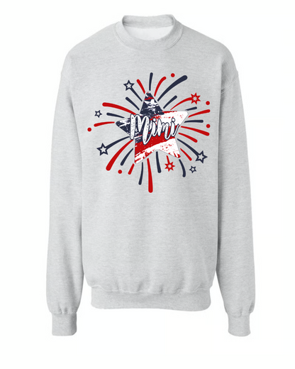 Mimi And Kids Firework America Flag CTH01 Copy