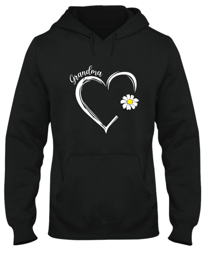 Grandma Daisy Heart Shirt, Custom Grandma With Kids, Mother's Day TH Copy