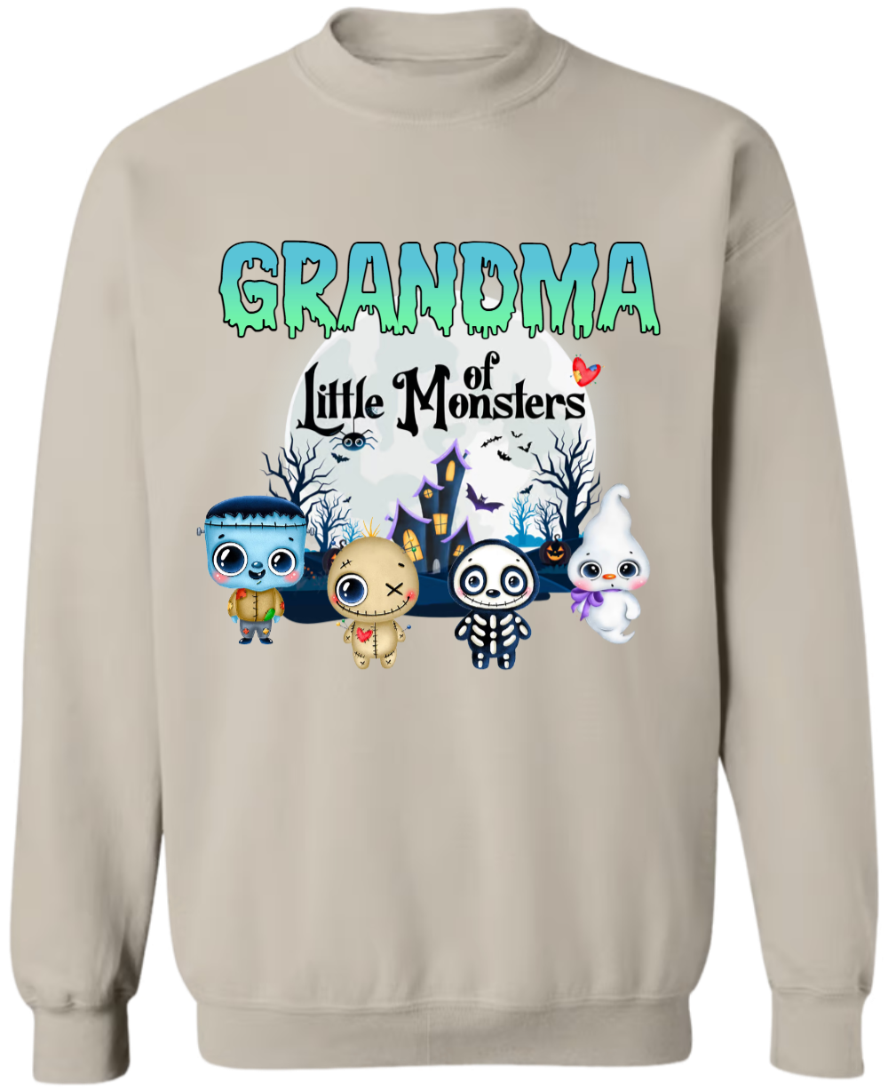 Halloween Grandma Little Of Monsters With Grandkids Cute