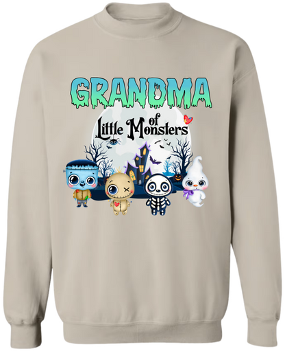 Halloween Grandma Little Of Monsters With Grandkids Cute