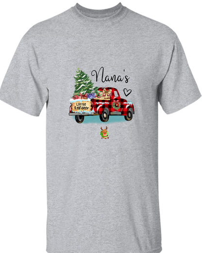 Nana's Little Reindeer Sweatshirt, Custom Grandma And Kids Christmas