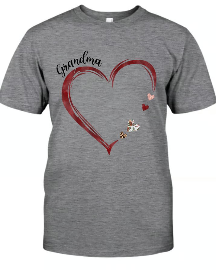 Grandma and Grandkids Hearts, Best Gift Valentine