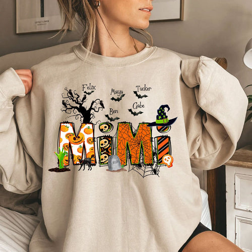 Mimi Grandma Bundle Halloween Alphabet Doodle Grandkids