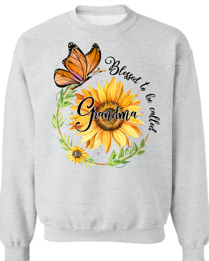 Blessed To Be Called Grandma Sunflower Butterfly