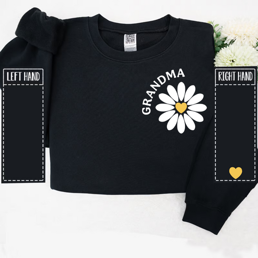 Grandma Daisy And Kids, Grandma Gift TH Sweatshirt Sweatshirt