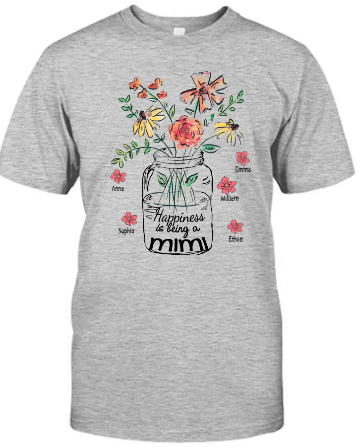 Flower With Grandma And Grandkids Names